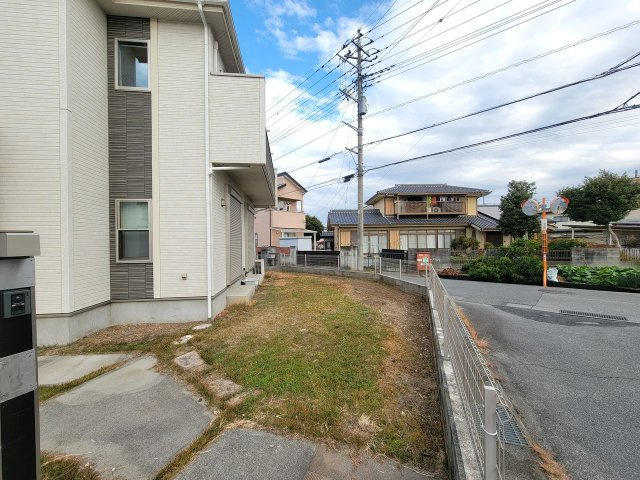 日当りの良いお庭です。