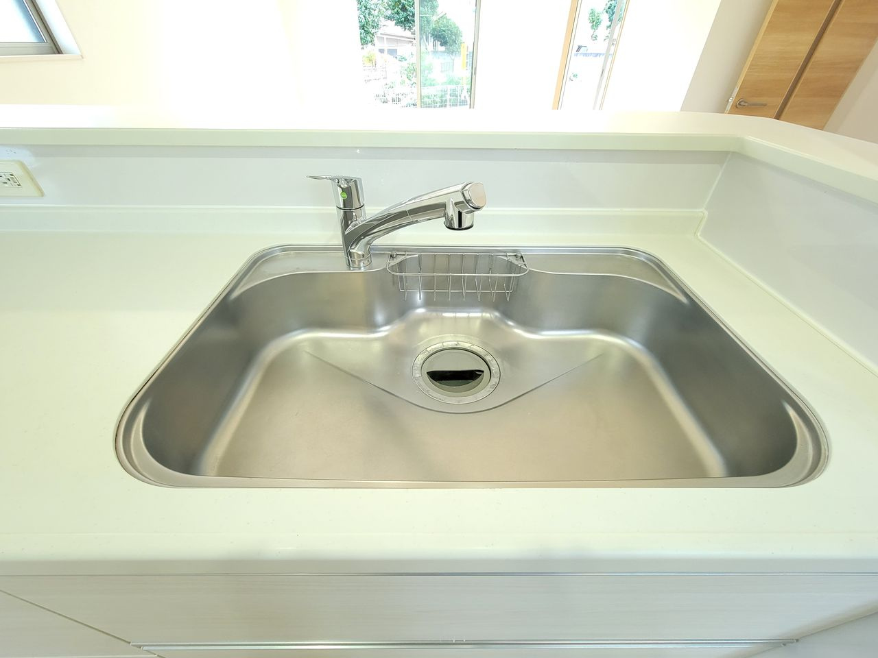 浄水器一体型水栓付きシンク