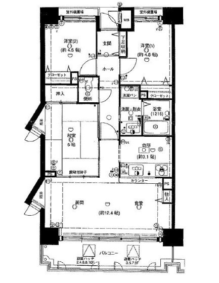 間取り：343000090176