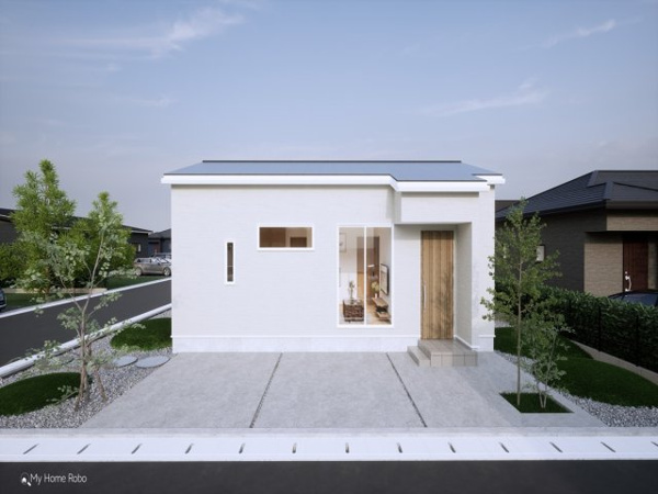 【城陽市寺田尼塚 57号地 売土地 建築条件付きの外観パース】