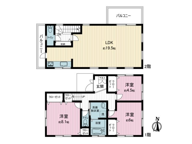 図面と現況が異なる場合は、現況を優先とさせていただきます