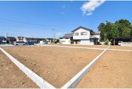 ふじみ野市駒林の土地の外観