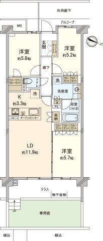 間取り：326000268539