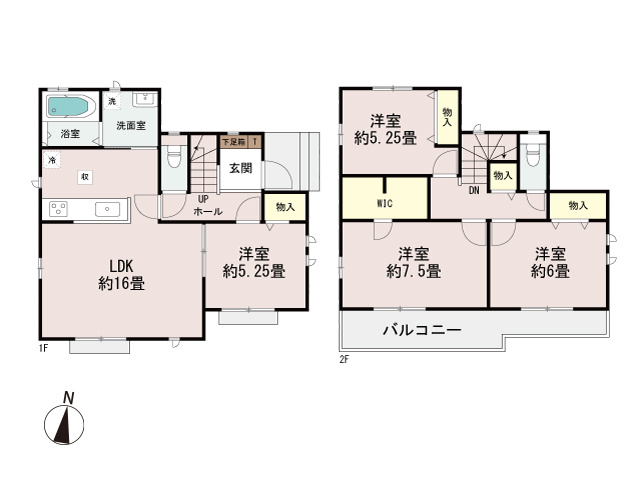 建物参考プラン／面積98.12平米(29.68坪)　参考プラン建物価格／1400万円　※内訳については変更になる場合があります。参考プラン価格は目安となります。