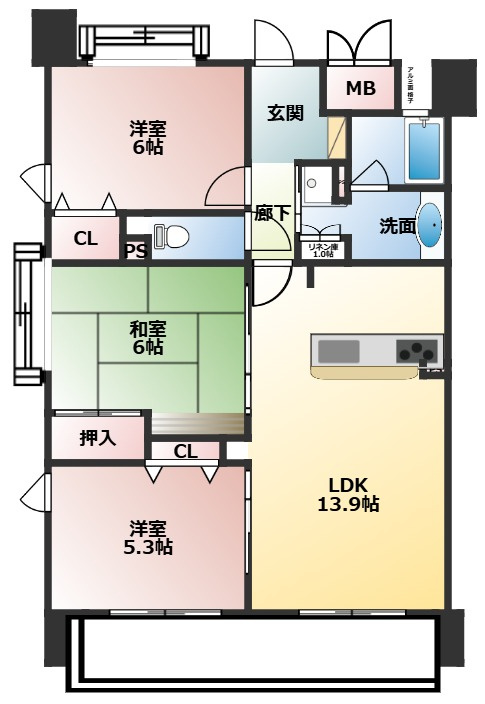 間取り：346000049711