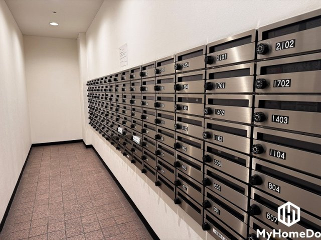 各ボックスにダイヤル式の鍵が付いており、プライバシーや防犯面に配慮された仕様です。