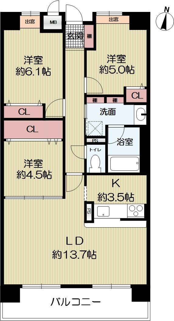 間取り：326000242726