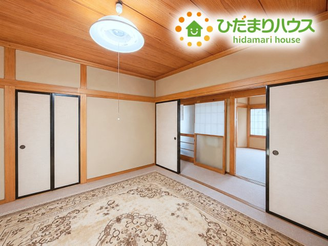 赤ちゃんスペースや客間など、多彩な用途で使用できる和室☆