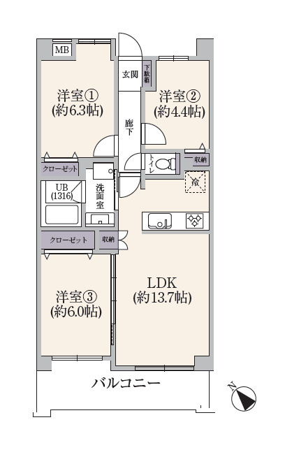 間取り：313004613843