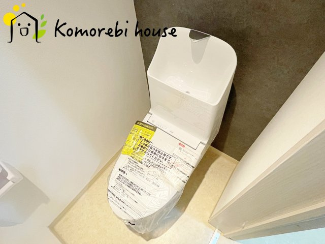 ゆったりとした空間のトイレです