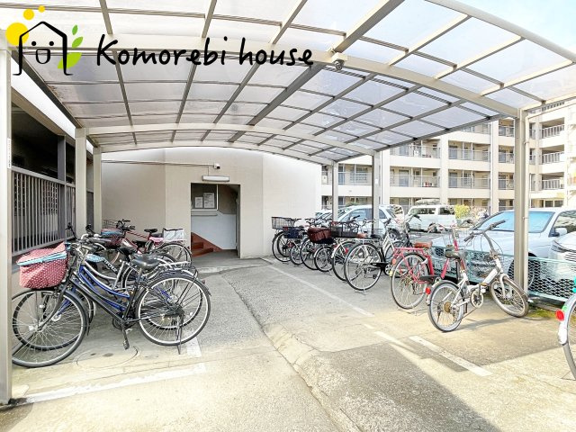 駐輪場です。