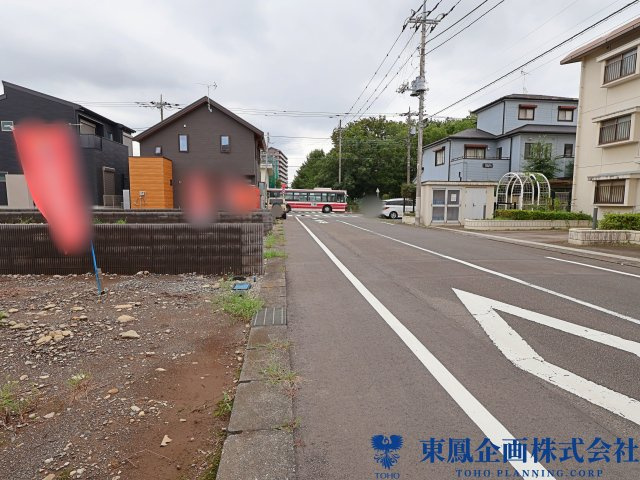 間口の広い前面道路