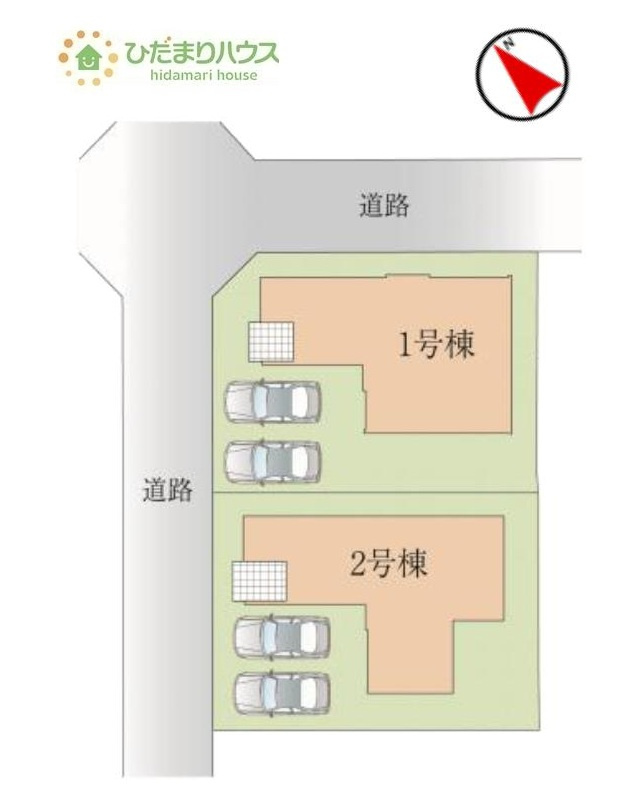 時間がない時もらくらくと車の出し入れができる並列駐車場を完備！！（1号棟）
