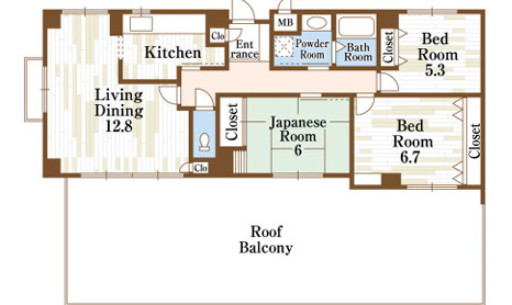 間取り：328000624761