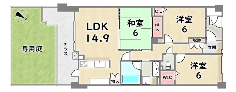 間取り：326000237668