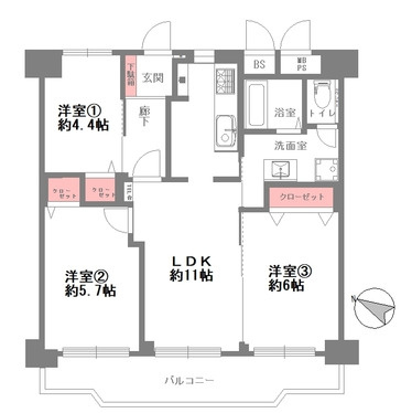 間取り：328000621357