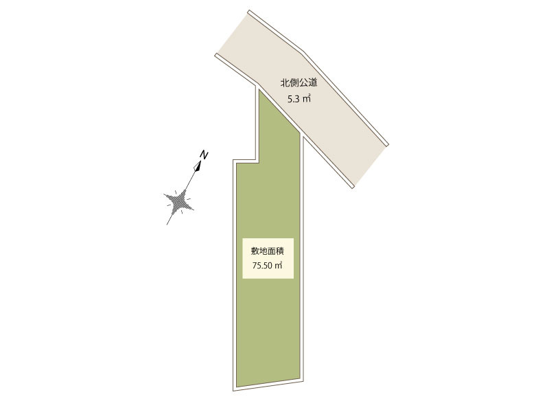 駐車1台可能なカースペースがございます。　※車種による