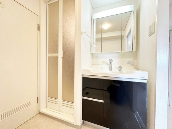 【サンレスポアール　8階の独立洗面台】