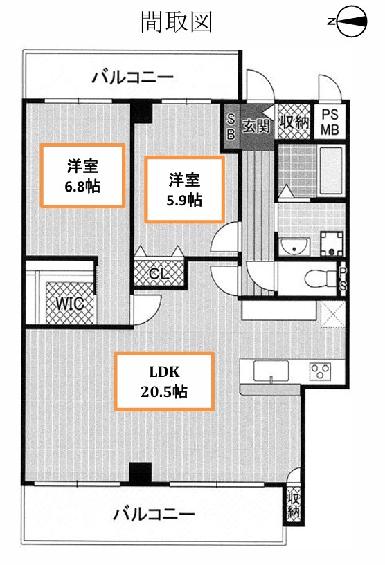 間取り：328000647846