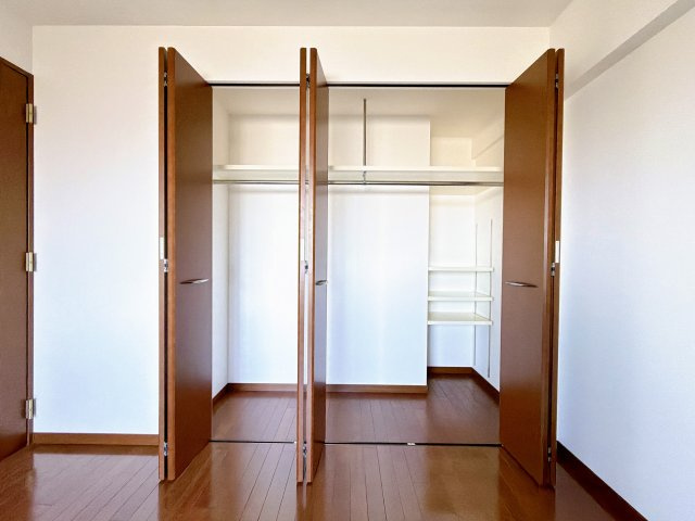 南側6.6帖洋室、収納