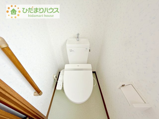 トイレは1F、2F共に完備！取り合いになることがありませんね(^^)/