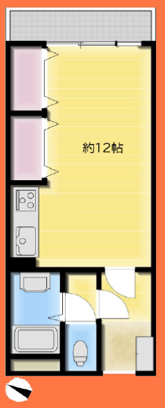 東中野パレスマンションの間取り