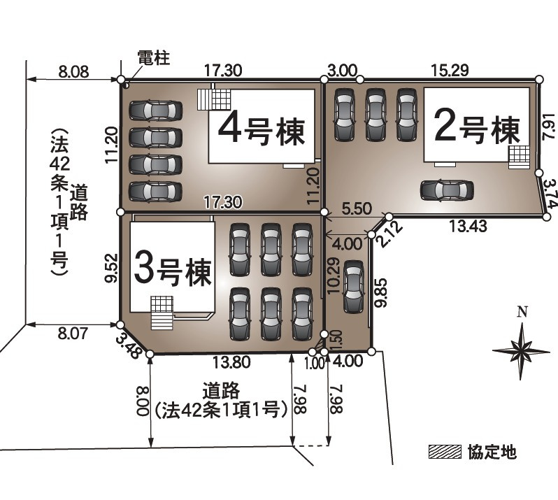 3号棟の区画図です