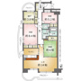 レインボー木曽川壱番館の間取り
