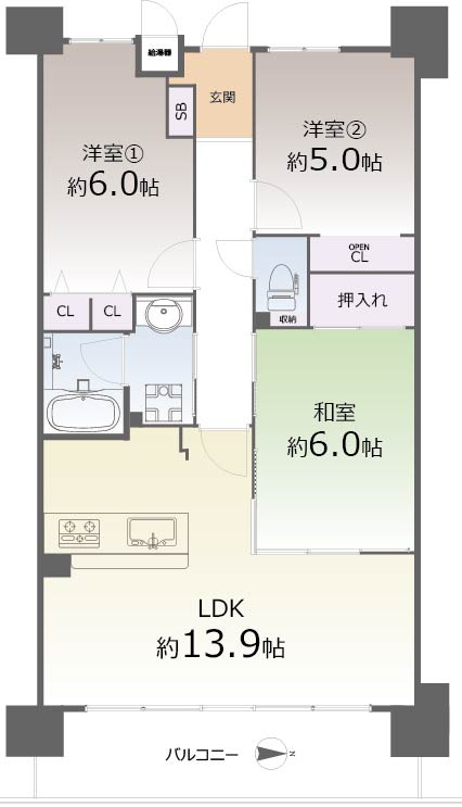間取り：326000258856