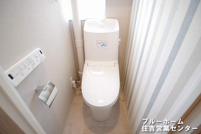 清潔感を保つ温水洗浄便座です！
