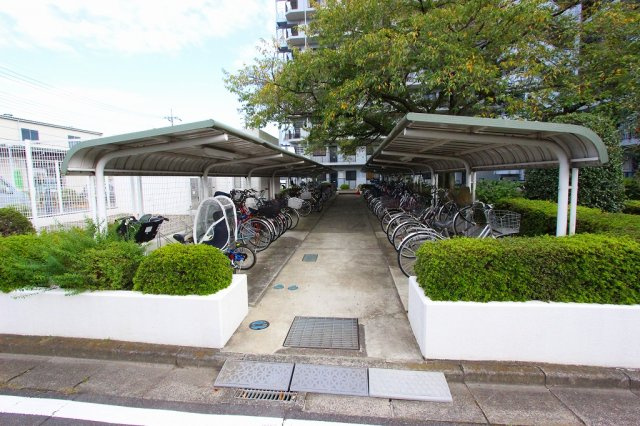 駐輪場です