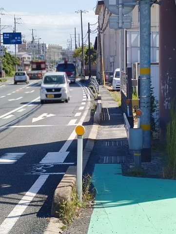 前面道路含む現地写真です