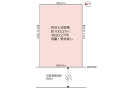 吹田市五月が丘南 売り土地の間取り
