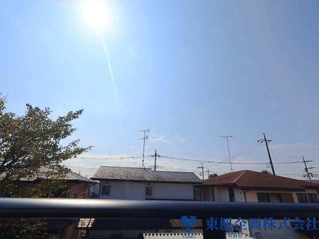 広い空を眺望できる