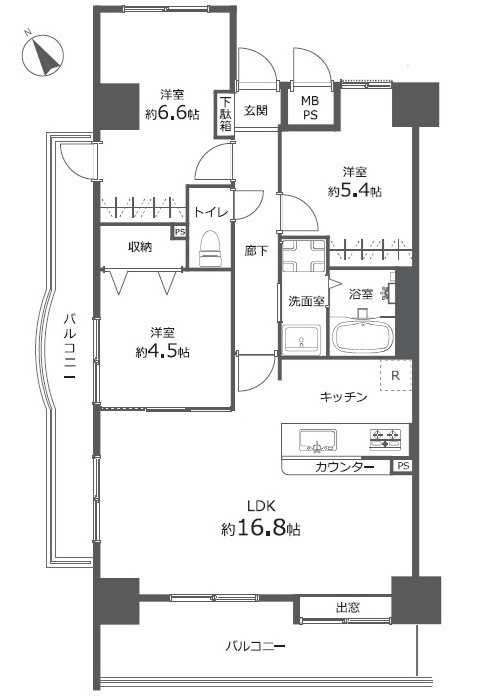 間取り：334000240686