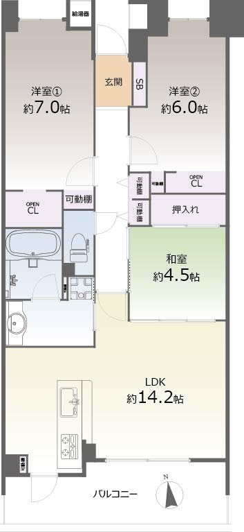 間取り：326000240842