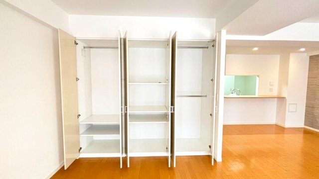リビングの収納部分です。