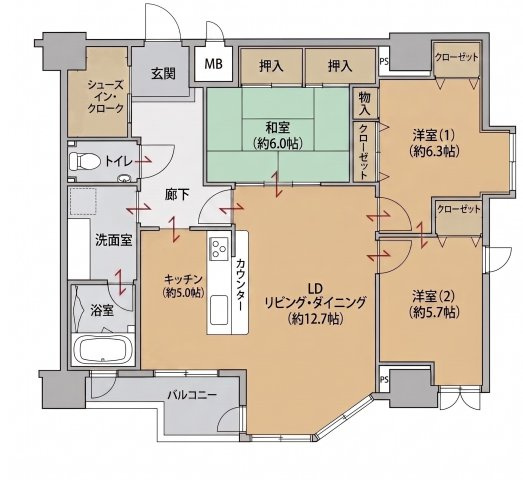 間取り：317000012737