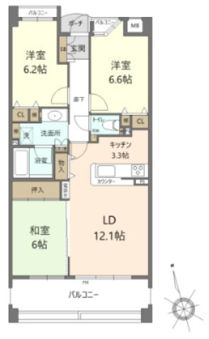 間取3LDK