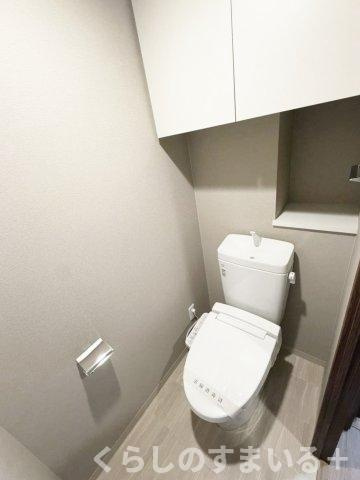 ゆったりとした空間のトイレです