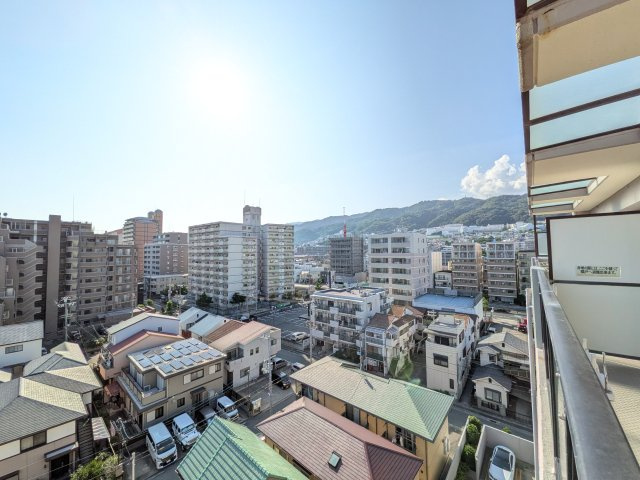 六甲山系を望める眺望です