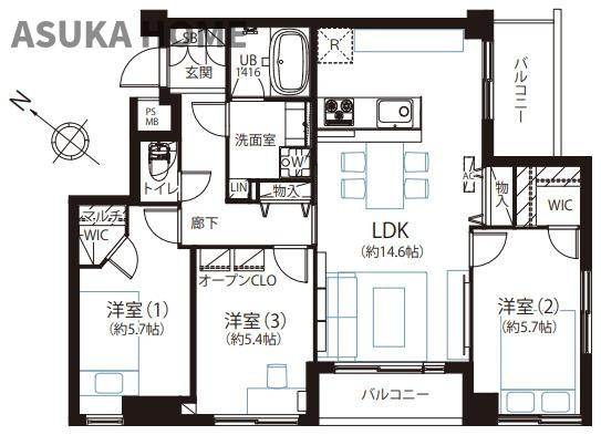 間取り：314002648354