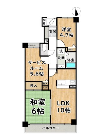 間取り：328000626861