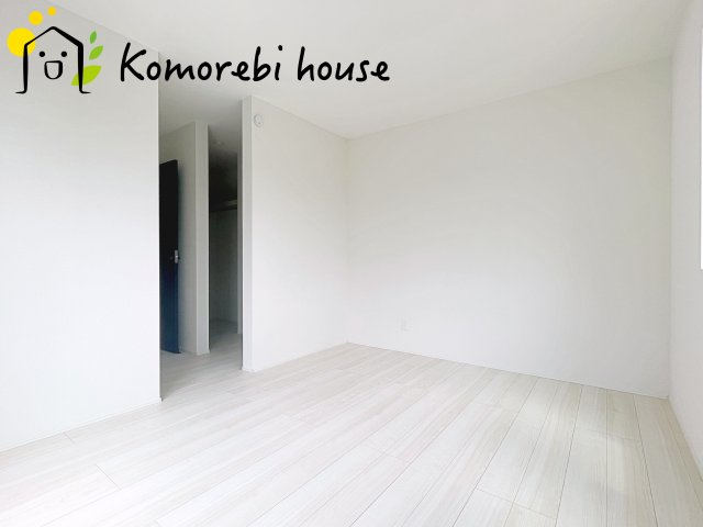 開放的な寝室です