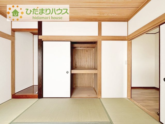 和室にも大容量のクローゼット完備！　お布団やお子様のおもちゃなどがスッキリ収納できますね♪