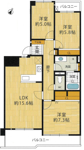 間取り：328000625695