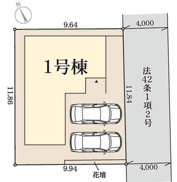 1号棟です。
