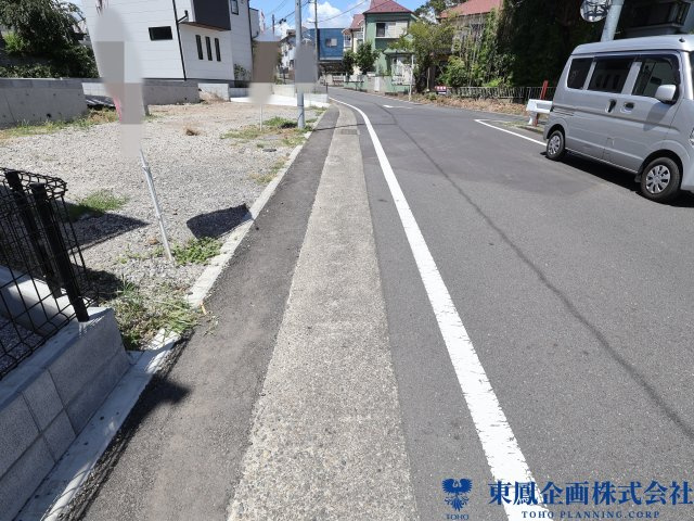 道路から敷地へのアプローチもスムーズです。