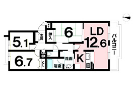 ロイヤルシャトー鳴丘 ✨仲介手数料無料✨常安小学校・扇台中学校の間取り