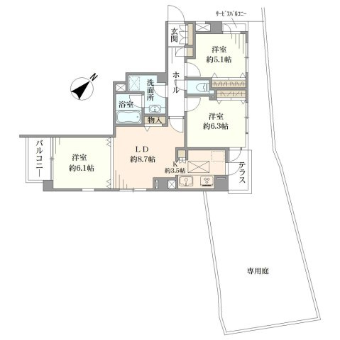 ハウスクリーニング済み住戸